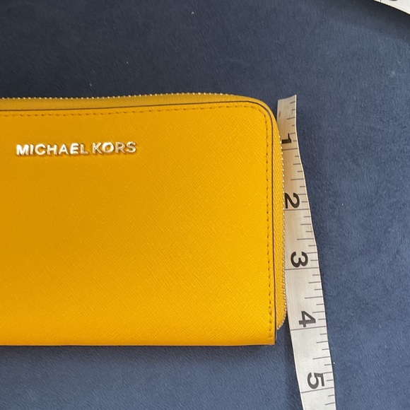 Michael Kors Jet Set Yellow Wristlet